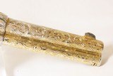 c1906 mfrd. COLT BISLEY Model SINGLE ACTION ARMY .41 Colt Revolver SAA Gold Engraved with Gilt Finish - 22 of 22
