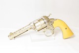 c1906 mfrd. COLT BISLEY Model SINGLE ACTION ARMY .41 Colt Revolver SAA Gold Engraved with Gilt Finish - 2 of 22
