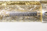 c1906 mfrd. COLT BISLEY Model SINGLE ACTION ARMY .41 Colt Revolver SAA Gold Engraved with Gilt Finish - 9 of 22