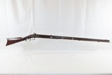 Antique H.D. ZIEGLER Half-Stock .42 Caliber Percussion American LONG RIFLEHUNTING/HOMESTEAD Long Rifle w/DOUBLE SET TRIGGERS - 2 of 13