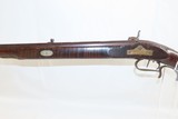 Antique H.D. ZIEGLER Half-Stock .42 Caliber Percussion American LONG RIFLEHUNTING/HOMESTEAD Long Rifle w/DOUBLE SET TRIGGERS - 11 of 13