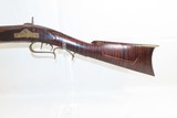 Antique H.D. ZIEGLER Half-Stock .42 Caliber Percussion American LONG RIFLEHUNTING/HOMESTEAD Long Rifle w/DOUBLE SET TRIGGERS - 10 of 13