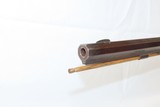 Antique H.D. ZIEGLER Half-Stock .42 Caliber Percussion American LONG RIFLEHUNTING/HOMESTEAD Long Rifle w/DOUBLE SET TRIGGERS - 13 of 13