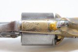 CIVIL WAR Era Antique Engraved MOORE’S PATENT .32 Cal. Teat-Fire Revolver
Front Loading Revolver That Circumvented S&W’s Patents - 16 of 21