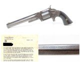 Lettered CIVIL WAR Era Antique SMITH & WESSON No. 2 ARMY .32 Cal. RevolverMade During the Civil War Era Circa 1865