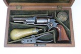CASED Antique CIVIL WAR COLT Model 1855 “ROOT” Side-Hammer POCKET Revolver
First Year Production SIDE HAMMER w/ACCESSORIES - 3 of 22