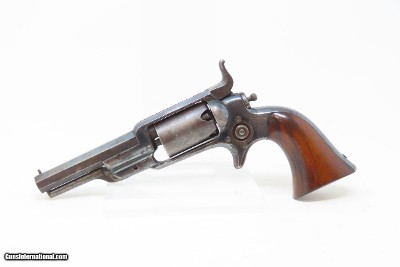CASED Antique CIVIL WAR COLT Model 1855 “ROOT” Side-Hammer POCKET RevolverFirst Year Production SIDE HAMMER w/ACCESSORIES - Image 5 of 22