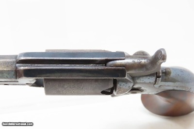 CASED Antique CIVIL WAR COLT Model 1855 “ROOT” Side-Hammer POCKET RevolverFirst Year Production SIDE HAMMER w/ACCESSORIES - Image 10 of 22