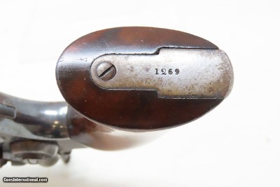CASED Antique CIVIL WAR COLT Model 1855 “ROOT” Side-Hammer POCKET RevolverFirst Year Production SIDE HAMMER w/ACCESSORIES - Image 15 of 22