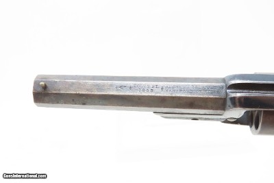 CASED Antique CIVIL WAR COLT Model 1855 “ROOT” Side-Hammer POCKET RevolverFirst Year Production SIDE HAMMER w/ACCESSORIES - Image 12 of 22