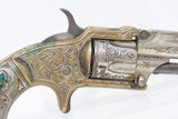 DeGRESS GRIPS, ENGRAVED Antique MARLIN XXX Standard 1872 .30 RF REVOLVER
Gilded Age Pocket Revolver Dressed to the 9s - 16 of 17