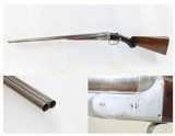 Antique PARKER BROTHERS Double Barrel SxS VH Grade 0 Hammerless Shotgun1896 Manufactured GRADE 0 SIDE by SIDE 12 Gauge