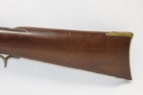 Antique MID-19th CENTURY Full-Stock .44 Cal. Percussion American LONG RIFLE Kentucky Style HUNTING/HOMESTEAD Long Rifle - 13 of 17