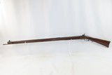 Antique MID-19th CENTURY Full-Stock .44 Cal. Percussion American LONG RIFLE Kentucky Style HUNTING/HOMESTEAD Long Rifle - 12 of 17