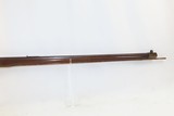 Antique MID-19th CENTURY Full-Stock .44 Cal. Percussion American LONG RIFLE Kentucky Style HUNTING/HOMESTEAD Long Rifle - 5 of 17