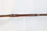 Antique MID-19th CENTURY Half-Stock .42 Cal. Percussion American LONG RIFLE Kentucky Style Long Rifle w/TRENTON Marked Lock - 7 of 17