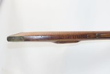Antique MID-19th CENTURY Half-Stock .42 Cal. Percussion American LONG RIFLE Kentucky Style Long Rifle w/TRENTON Marked Lock - 6 of 17