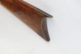 Antique MID-19th CENTURY Half-Stock .42 Cal. Percussion American LONG RIFLE Kentucky Style Long Rifle w/TRENTON Marked Lock - 17 of 17