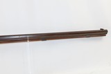 Antique MID-19th CENTURY Half-Stock .42 Cal. Percussion American LONG RIFLE Kentucky Style Long Rifle w/TRENTON Marked Lock - 4 of 17