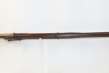 Antique MID-19th CENTURY Half-Stock .42 Cal. Percussion American LONG RIFLE Kentucky Style Long Rifle w/TRENTON Marked Lock - 10 of 17