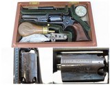 ENGRAVED Antique COLT’S Model 1855 ROOT Side-Hammer Revolver c1856 mfr Gold In Case with Accouterments - 1 of 21