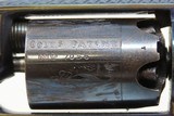ENGRAVED Antique COLT’S Model 1855 ROOT Side-Hammer Revolver c1856 mfr Gold In Case with Accouterments - 9 of 21