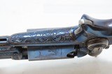 ENGRAVED Antique COLT’S Model 1855 ROOT Side-Hammer Revolver c1856 mfr Gold In Case with Accouterments - 8 of 21