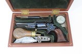 ENGRAVED Antique COLT’S Model 1855 ROOT Side-Hammer Revolver c1856 mfr Gold In Case with Accouterments - 3 of 21