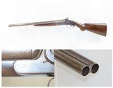 Antique BAKER GUN Co Double Barrel SxS HAMMER Shotgun Coach Length 12 Gauge By L.C. Smith “W.F. & Co” Marked - 1 of 22