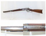 c1887 mfr Antique WINCHESTER Model 1873 .38-40 WCF Lever Action SHORT RIFLE With 20” Octagonal Barrel - 1 of 21
