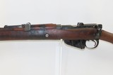 WORLD WAR I Era B.S.A. Short Magazine Lee-Enfield No. 1 Mk. III Rifle C&R
With GRENADIER STYLE Stock and TWO BAYONETS - 16 of 19