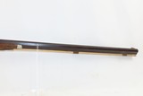 Antique S. GOLDEN Half Stock BACK ACTION AMERICAN Percussion Long Rifle
Mid-1800s HOMESTEAD/HUNTING Rifle w/GOLCHER LOCK - 5 of 19