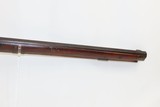 Antique BOWN & TETLEY Full-Stock .36 Caliber Percussion American LONG RIFLE PENNSYLVANIA Smoothbore HUNTING/HOMESTEAD Long Rifle - 6 of 20