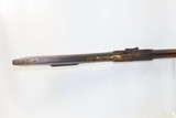Antique BOWN & TETLEY Full-Stock .36 Caliber Percussion American LONG RIFLE PENNSYLVANIA Smoothbore HUNTING/HOMESTEAD Long Rifle - 8 of 20