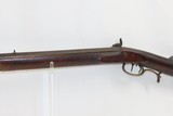Antique BOWN & TETLEY Full-Stock .36 Caliber Percussion American LONG RIFLE PENNSYLVANIA Smoothbore HUNTING/HOMESTEAD Long Rifle - 17 of 20