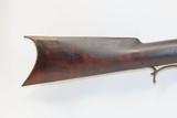 Antique BOWN & TETLEY Full-Stock .36 Caliber Percussion American LONG RIFLE PENNSYLVANIA Smoothbore HUNTING/HOMESTEAD Long Rifle - 3 of 20