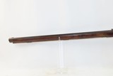 Antique BOWN & TETLEY Full-Stock .36 Caliber Percussion American LONG RIFLE PENNSYLVANIA Smoothbore HUNTING/HOMESTEAD Long Rifle - 18 of 20