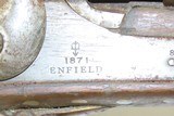 1871 Dated BRITISH Antique SNIDER-ENFIELD Mk. III .577 Cal. MILITARY Rifle
British Imperial INFANTRY Rifle w/PEARL INLAID STOCK - 6 of 20