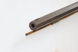 Antique MID-19th CENTURY Half-Stock .40 Cal. Percussion American LONG RIFLE - 16 of 17