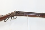 Antique MID-19th CENTURY Half-Stock .40 Cal. Percussion American LONG RIFLE - 4 of 17