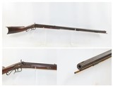 Antique MID-19th CENTURY Half-Stock .40 Cal. Percussion American LONG RIFLE - 1 of 17