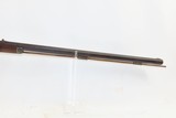 Antique MID-19th CENTURY Half-Stock .40 Cal. Percussion American LONG RIFLE - 5 of 17