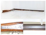 ENGRAVED Antique E.L. PANCOST Half Stock .42 Caliber Percussion LONG RIFLE
HUNTING/HOMESTEAD Long Rifle with G. GOULCHER Lock