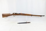 Antique LUDWIG LOEWE & Co. CHILEAN Contract M1895 MAUSER Bolt Action RifleSCARCE Military Rifle with BAYONET & SHEATH - 2 of 25