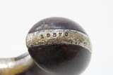 1875 Antique COLT NEW LINE .22 Caliber Rimfire ETCHED PANEL Pocket Revolver Nickel Plated SELF DEFENSE Hideout Revolver - 10 of 16