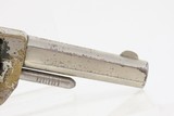 1875 Antique COLT NEW LINE .22 Caliber Rimfire ETCHED PANEL Pocket Revolver Nickel Plated SELF DEFENSE Hideout Revolver - 16 of 16