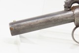 Antique ALLEN & THURBER Double Barrel SxS SINGLE TRIGGER Percussion PistolRARE 1 of Less Than 1000 Made! - 5 of 14