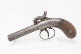 Antique ALLEN & THURBER Double Barrel SxS SINGLE TRIGGER Percussion PistolRARE 1 of Less Than 1000 Made! - 2 of 14