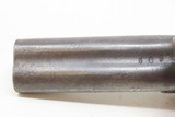 Antique ALLEN & THURBER Double Barrel SxS SINGLE TRIGGER Percussion PistolRARE 1 of Less Than 1000 Made! - 10 of 14