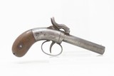 Antique ALLEN & THURBER Double Barrel SxS SINGLE TRIGGER Percussion PistolRARE 1 of Less Than 1000 Made! - 11 of 14